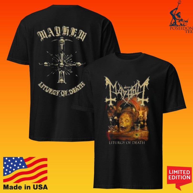 Season Of Mist Mayhem Liturgy Death - Adult & Kids T-Shirts, Sweatshirts & Hoodies apparel design preview 1