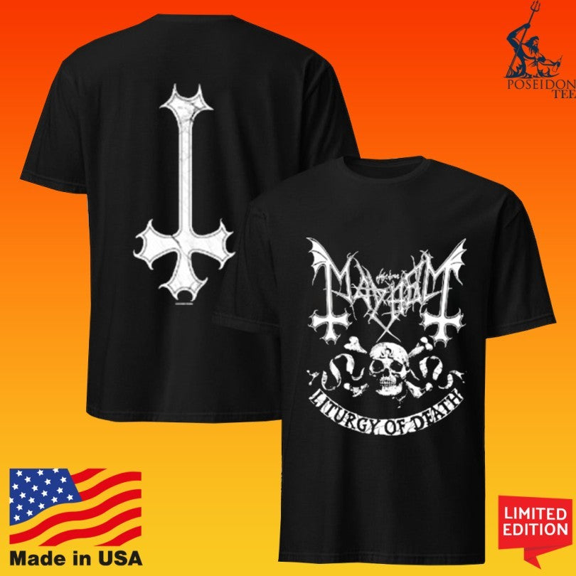 Season Of Mist Mayhem Skull Omega - Adult & Kids T-Shirts, Sweatshirts & Hoodies apparel design preview 1