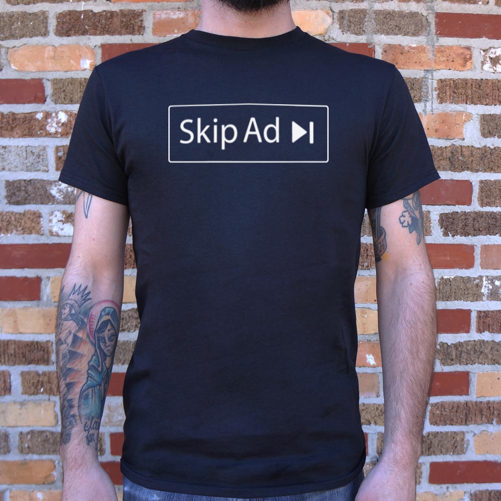 Skip Ad - Adult & Kids T-Shirts, Sweatshirts & Hoodies apparel design preview 1