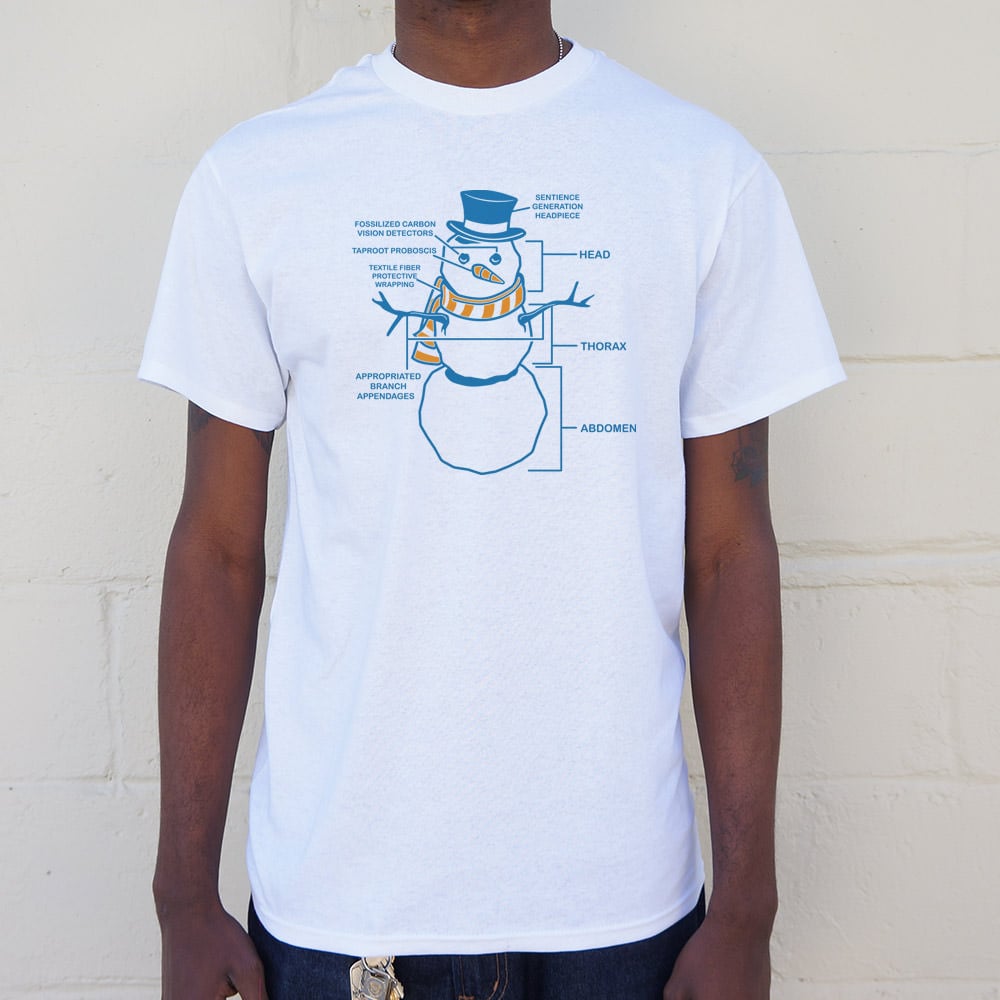 Snowman Anatomy - Adult & Kids T-Shirts, Sweatshirts & Hoodies apparel design preview 1