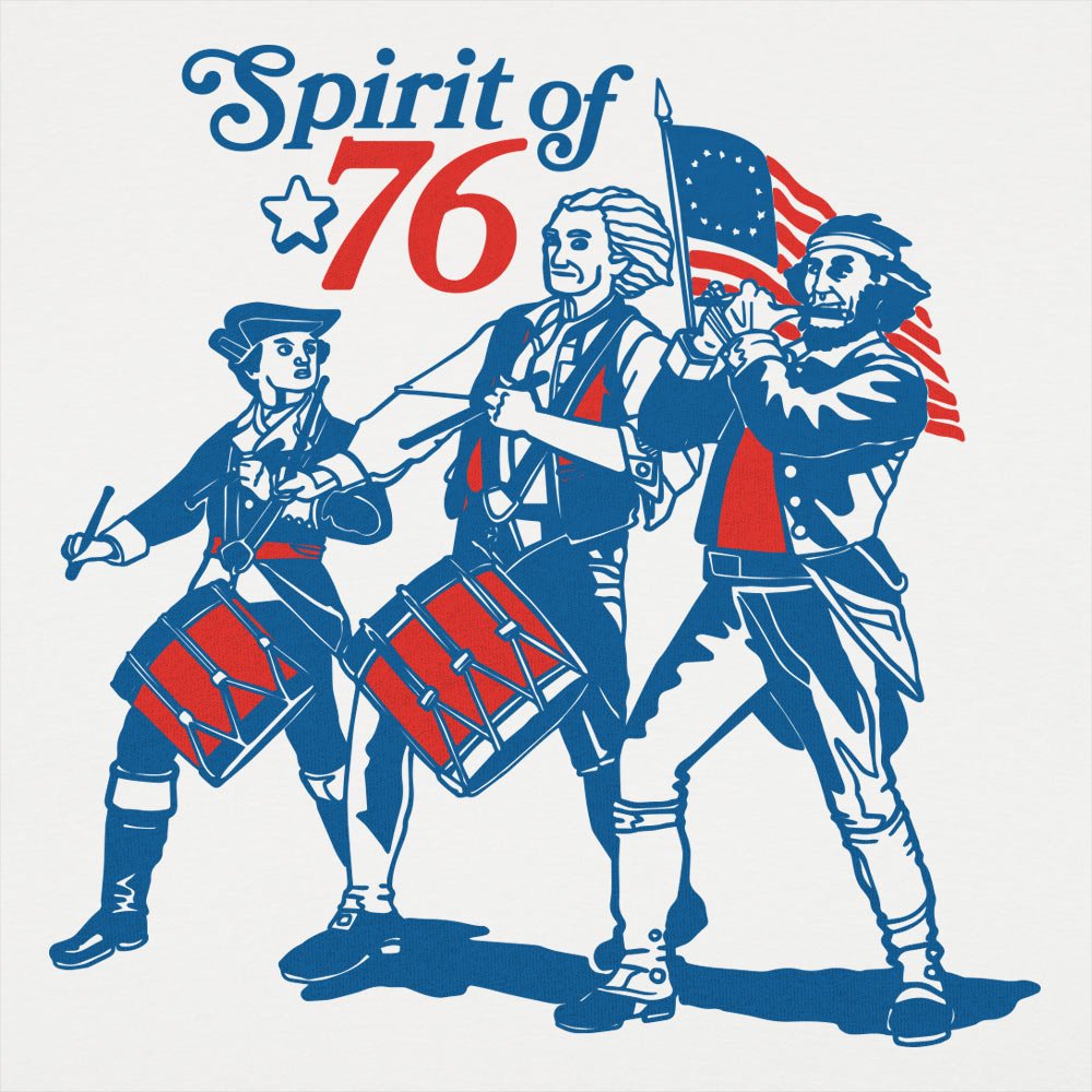 Spirit Of '76 - Adult & Kids T-Shirts, Sweatshirts & Hoodies apparel design preview 1