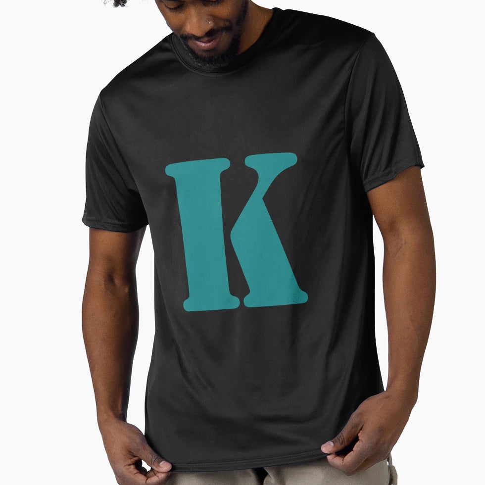Letter K T-Shirt - Trendy Graphic for Adults - T-Shirt, Sweatshirt, Hoodie