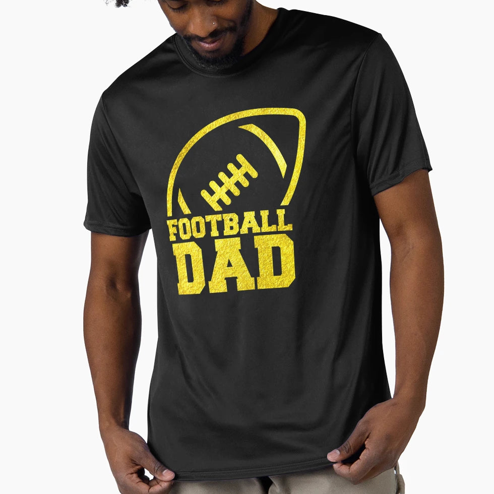 Football Dad T-Shirt - Custom Art Print for Adults - T-Shirt, Sweatshirt, Hoodie