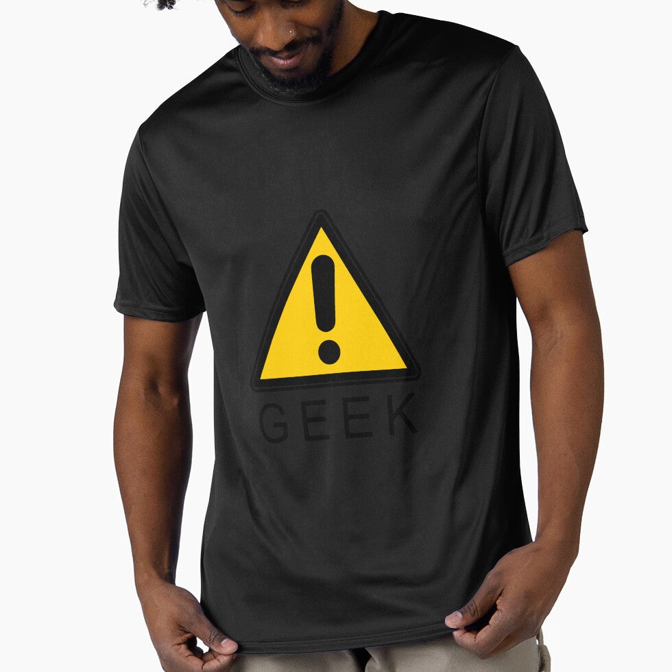 GEEK WARNING by Fruitsome - Adult & Kids T-Shirts, Sweatshirts & Hoodies apparel design preview 1