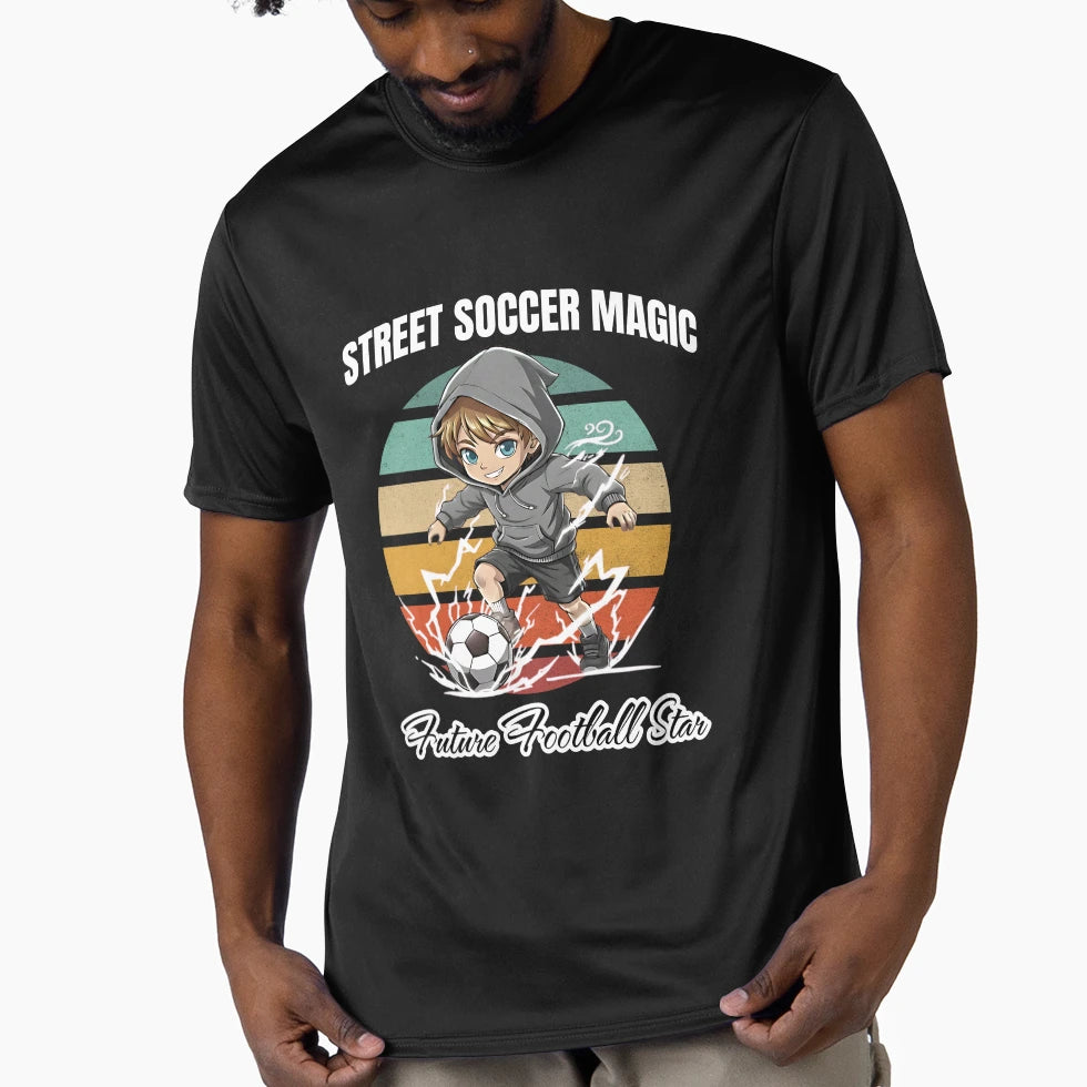 Street Soccer Magic Future T-Shirt - Casual Everyday Wear Men Women - T-Shirt, Sweatshirt, Hoodie