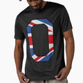 0 Uk Number Sports 3D Drop Shadow T-Shirt - Custom Art Print Men Women - T-Shirt, Sweatshirt, Hoodie
