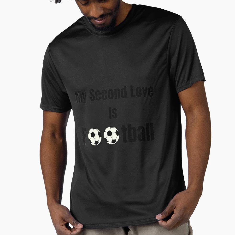 My Second Love Is Football T-Shirt - Aesthetic Graphic Men Women - T-Shirt, Sweatshirt, Hoodie