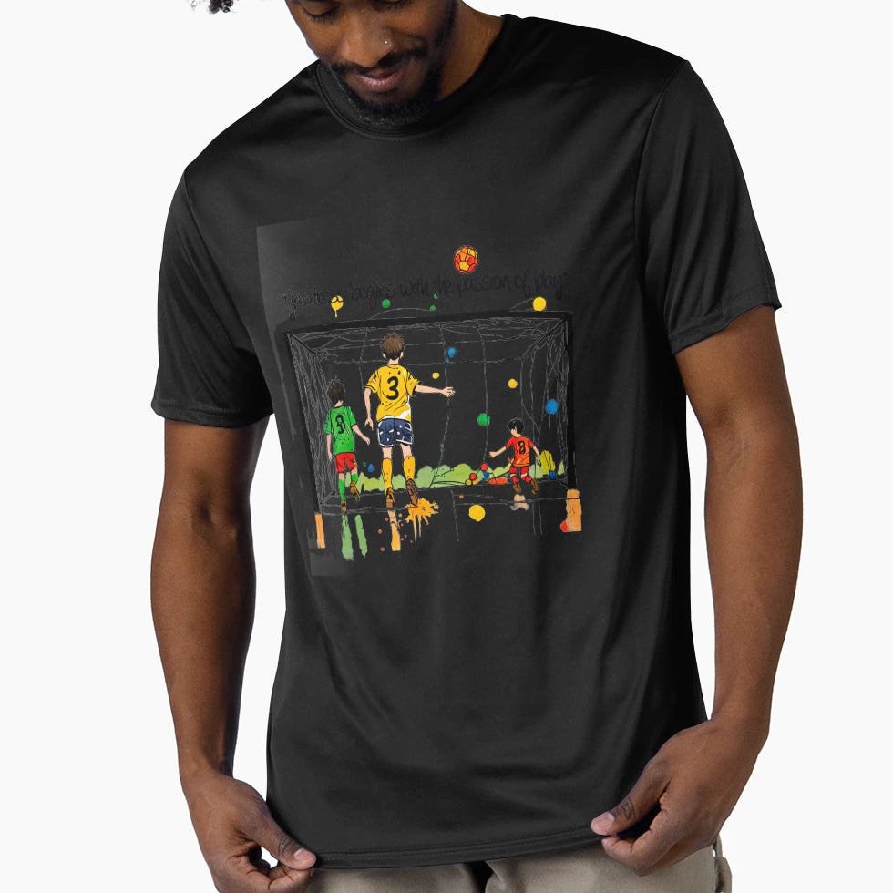 Joy Game Youthful Passion Soccer T-Shirt - Casual Everyday Wear for Adults - T-Shirt, Sweatshirt, Hoodie