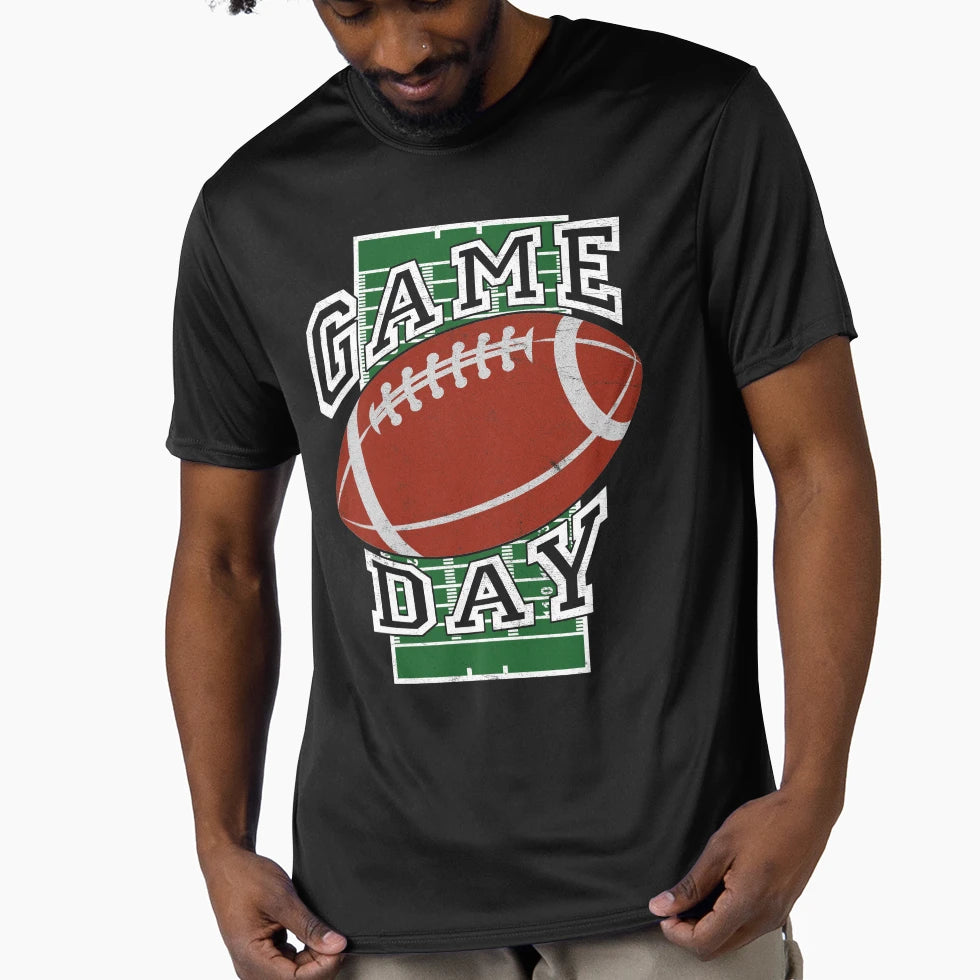 American Football Game Day Field And T-Shirt - Streetwear Style for Adults - T-Shirt, Sweatshirt, Hoodie