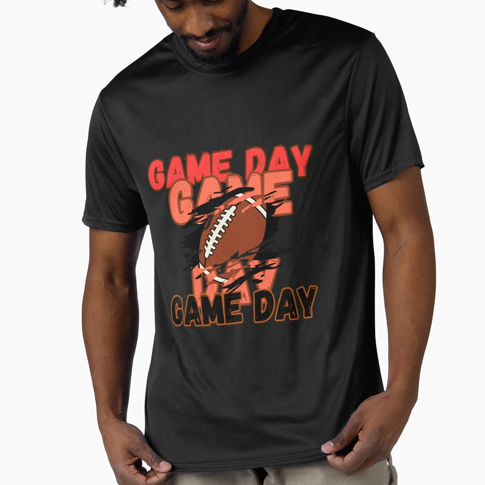 Game Day Bold Football Sports Fans T-Shirt - Novelty Apparel Unisex - T-Shirt, Sweatshirt, Hoodie