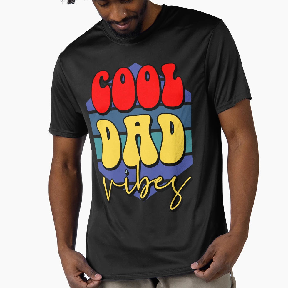 Dad Vibes Stylish Fathers Day T-Shirt - Casual Everyday Wear Men Women - T-Shirt, Sweatshirt, Hoodie