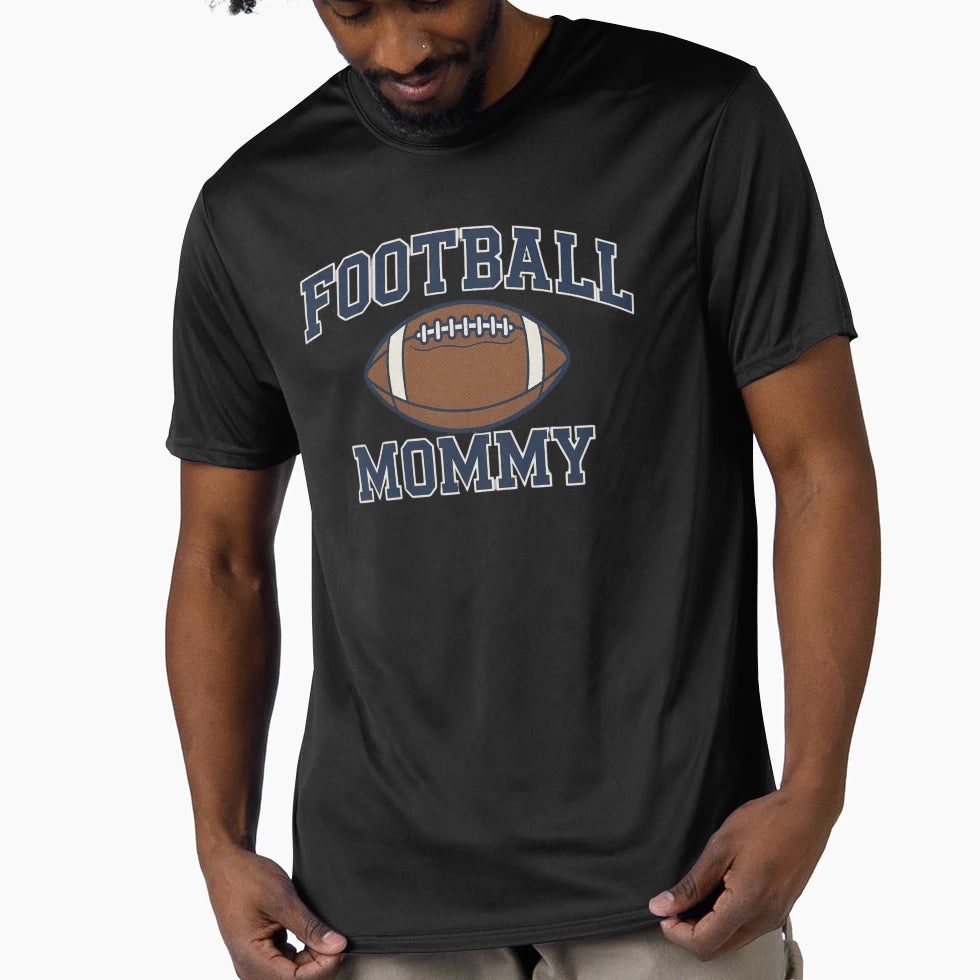 Football Mommy Sports Logo T-Shirt - Custom Art Print Unisex - T-Shirt, Sweatshirt, Hoodie