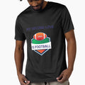 My Second Love Is Football T-Shirt - Graphic Print for Adults - T-Shirt, Sweatshirt, Hoodie