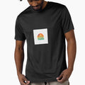 Good Vibes Retro Sunset Beach Typography with Palm - Adult & Kids T-Shirts, Sweatshirts & Hoodies apparel design preview 1
