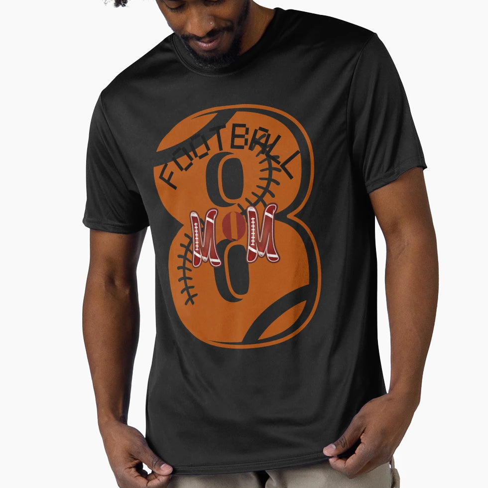 Football Mom T-Shirt - Minimalist Print for Adults - T-Shirt, Sweatshirt, Hoodie