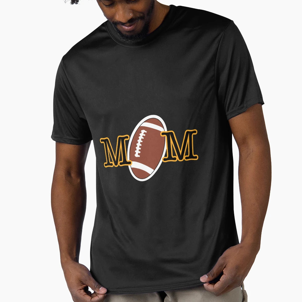 Football Mom T-Shirt - Aesthetic Graphic Men Women - T-Shirt, Sweatshirt, Hoodie
