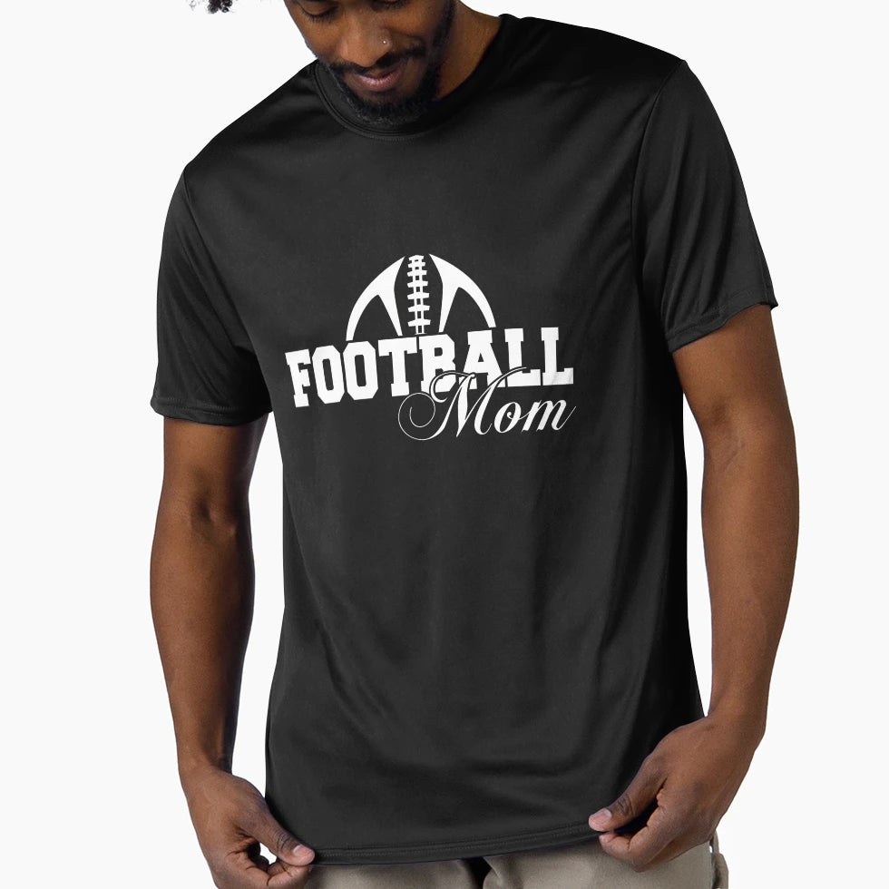 Football Mom Football Player Best Fan T-Shirt - Trendy Graphic for Adults - T-Shirt, Sweatshirt, Hoodie