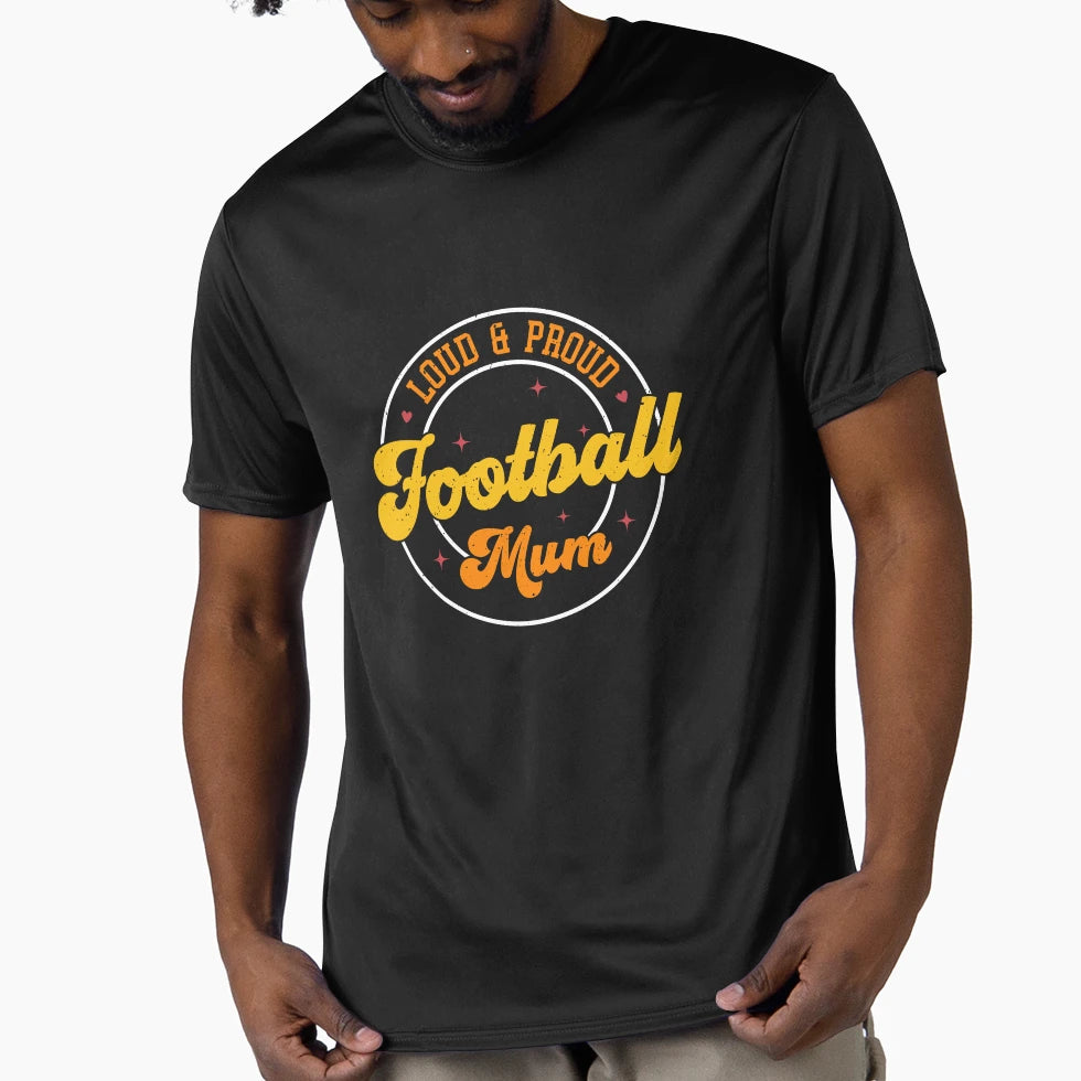 Football Mum T-Shirt - Aesthetic Graphic Unisex - T-Shirt, Sweatshirt, Hoodie