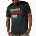 Football Family And Food Funny T-Shirt - Graphic Print for Adults - T-Shirt, Sweatshirt, Hoodie