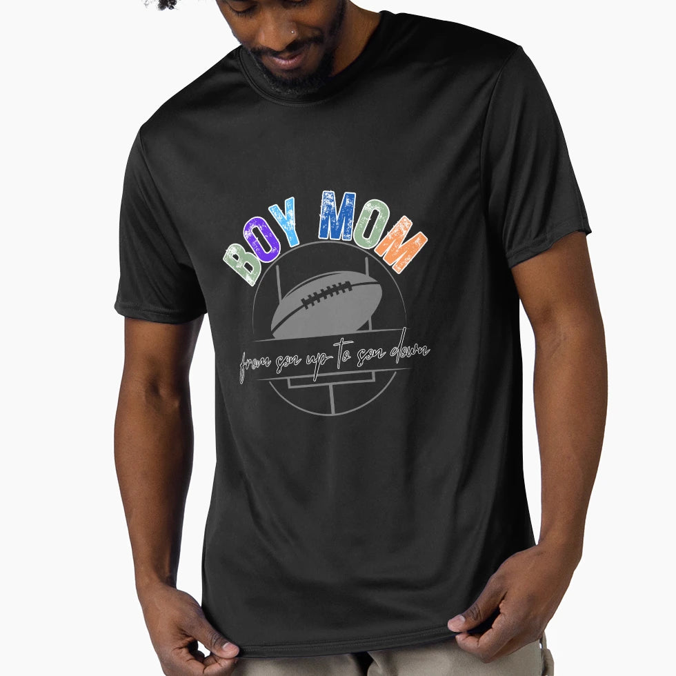 Mom Football T-Shirt - Graphic Print Unisex - T-Shirt, Sweatshirt, Hoodie