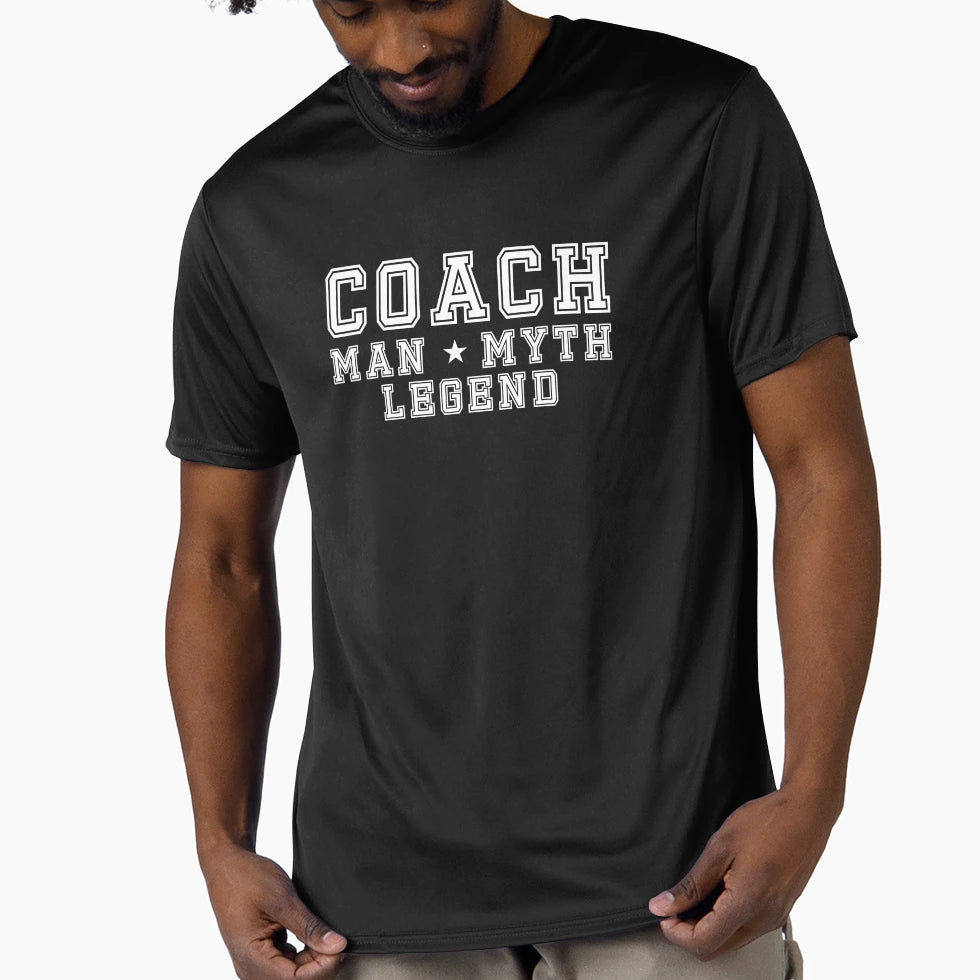 Coach Myth Legend T-Shirt - Streetwear Style for Adults - T-Shirt, Sweatshirt, Hoodie