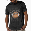 Football Mama Glitter T-Shirt - Aesthetic Graphic Unisex - T-Shirt, Sweatshirt, Hoodie