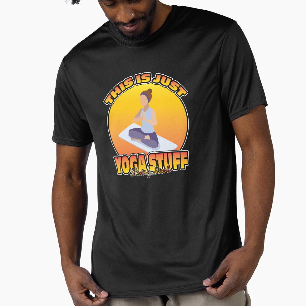 THIS IS JUST YOGA STUFF STRONG MIND by knight studio - Adult & Kids T-Shirts, Sweatshirts & Hoodies apparel design preview 1