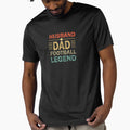 Husband Dad Football Legend T-Shirt - Casual Everyday Wear for Adults - T-Shirt, Sweatshirt, Hoodie