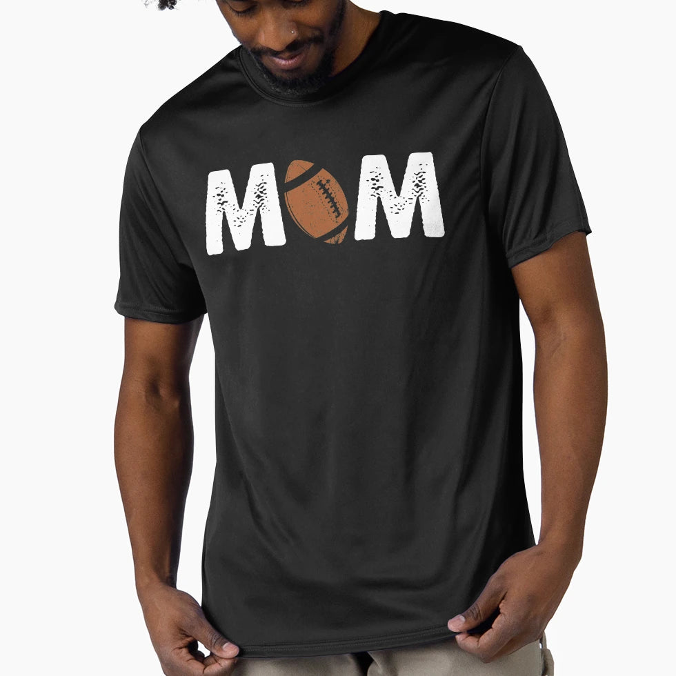 Mom Football American Gift T-Shirt - Fun Novelty Design Men Women - T-Shirt, Sweatshirt, Hoodie