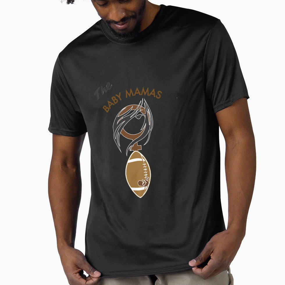 Mamas Football Greatest Mom All Time T-Shirt - Minimalist Print for Adults - T-Shirt, Sweatshirt, Hoodie