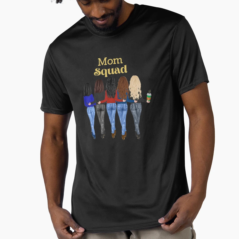 Mom Squad T-Shirt - Aesthetic Graphic for Adults - T-Shirt, Sweatshirt, Hoodie