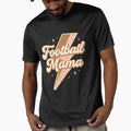 Football Mama Leopard Lightning Bolt T-Shirt - Unique Graphic Men Women - T-Shirt, Sweatshirt, Hoodie