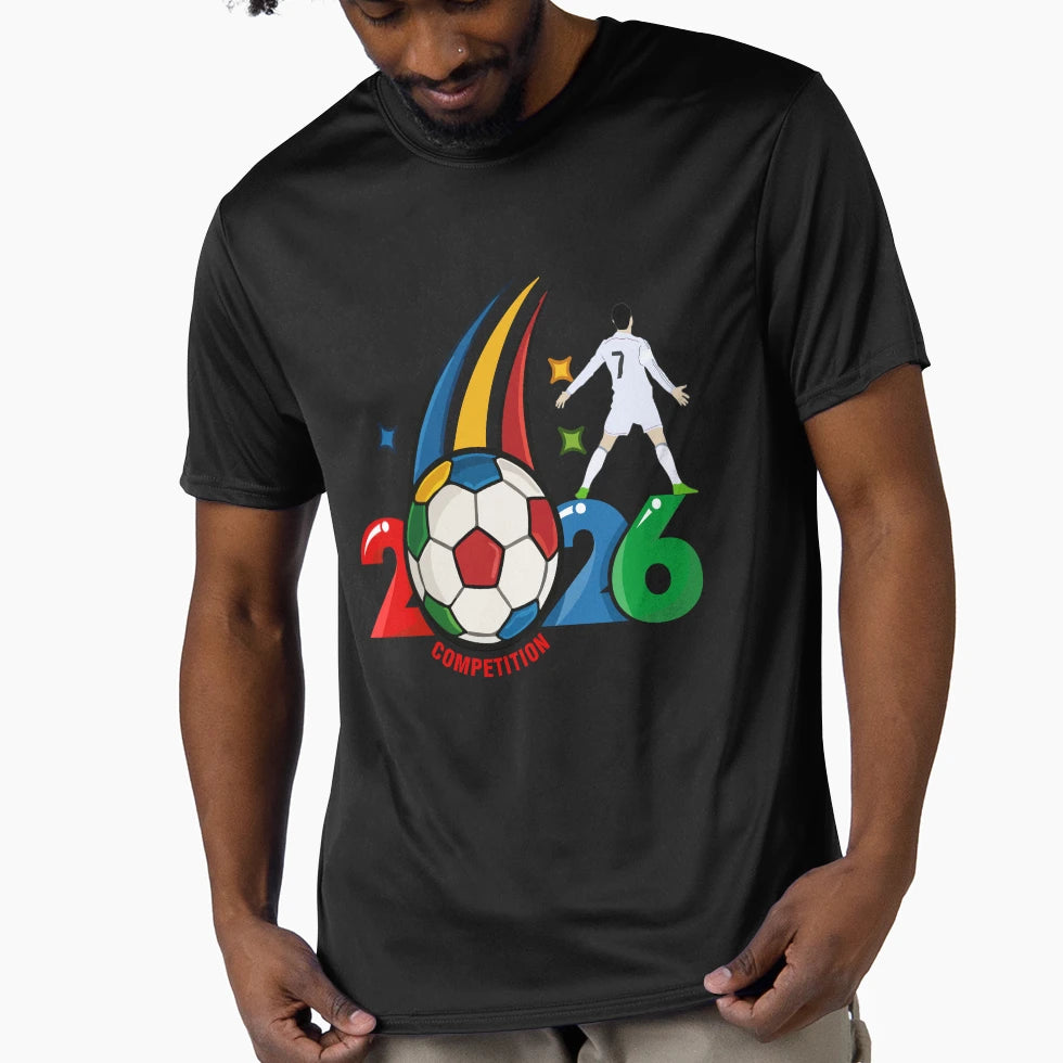 Soccer Competition 2026 Logo Dise O T-Shirt - Aesthetic Graphic for Adults - T-Shirt, Sweatshirt, Hoodie