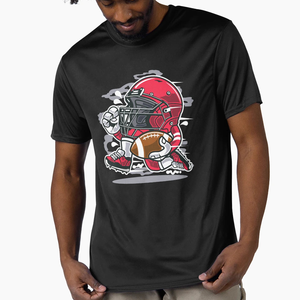 Football Player T-Shirt - Graphic Print Men Women - T-Shirt, Sweatshirt, Hoodie