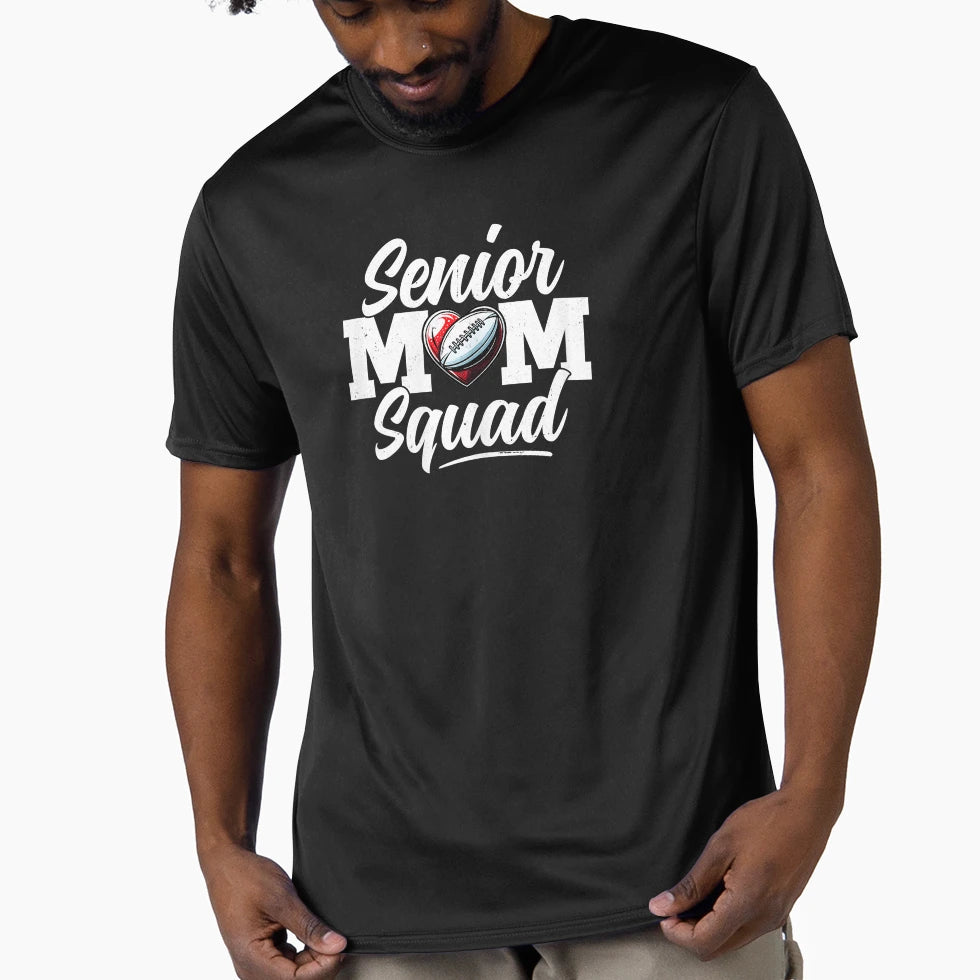 Senior Mom Squad Funny School T-Shirt - Casual Everyday Wear for Adults - T-Shirt, Sweatshirt, Hoodie