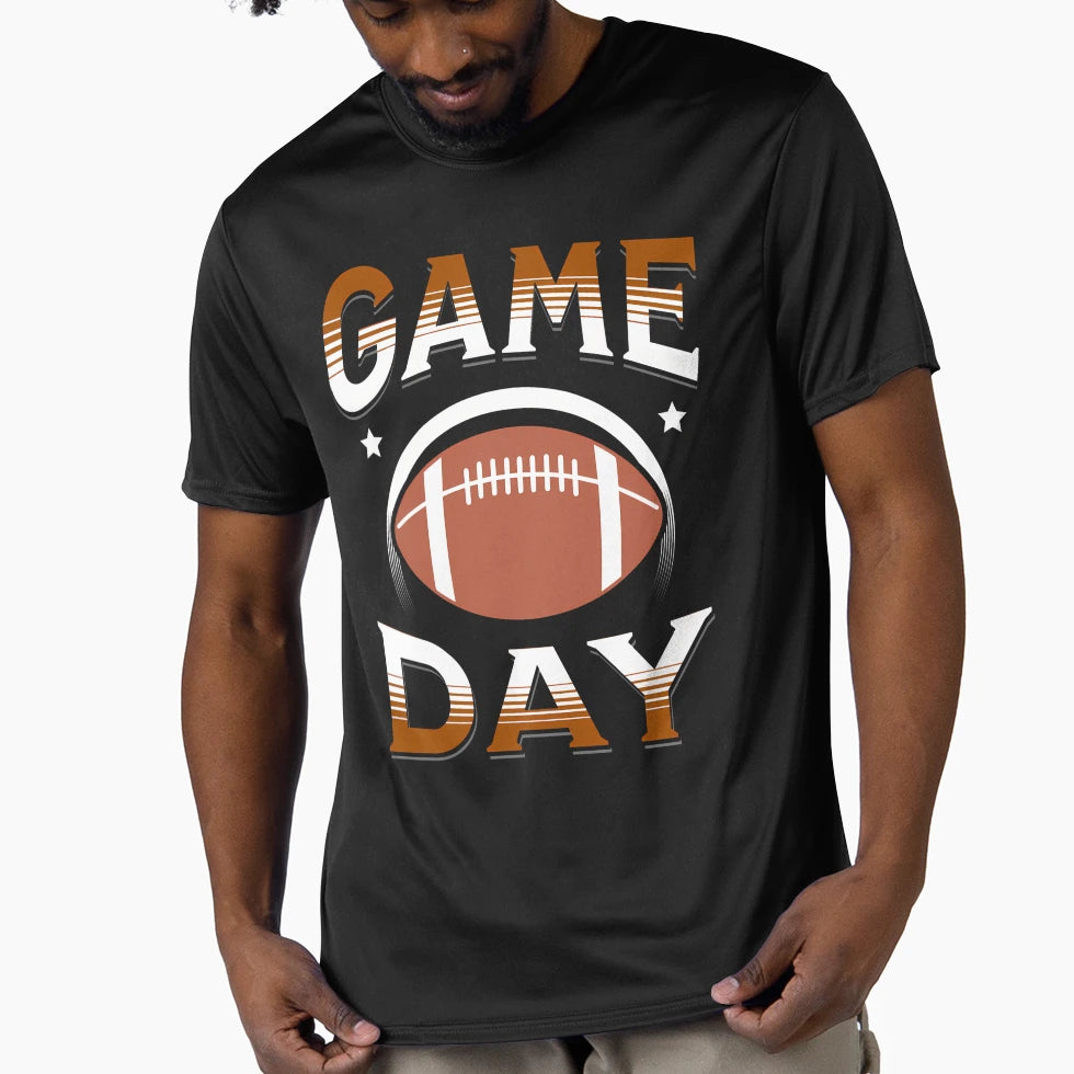 American Football Game Day Football T-Shirt - Casual Everyday Wear Unisex - T-Shirt, Sweatshirt, Hoodie
