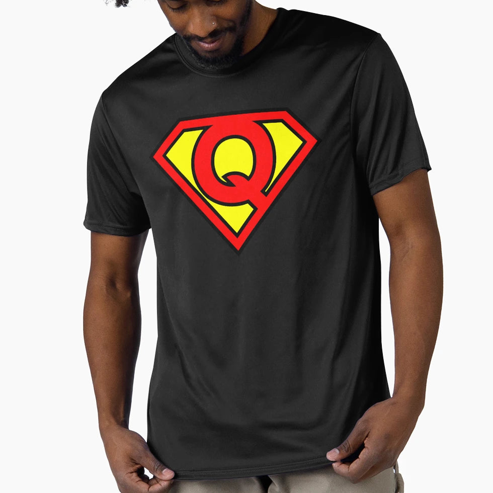 Letter Q Super Letter Vol 1 T-Shirt - Casual Everyday Wear Men Women - T-Shirt, Sweatshirt, Hoodie