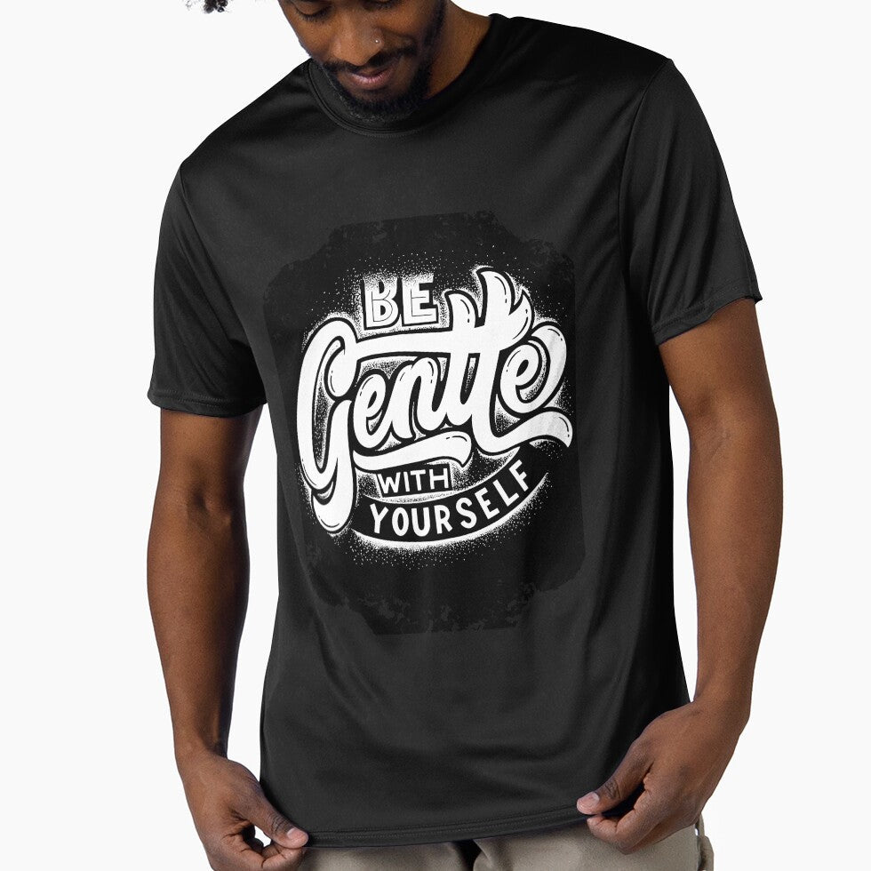 Be Gentle With Your Self by ImeshArtworks - Adult & Kids T-Shirts, Sweatshirts & Hoodies apparel design preview 1