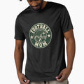 Football Mom Badge T-Shirt - Custom Art Print Men Women - T-Shirt, Sweatshirt, Hoodie