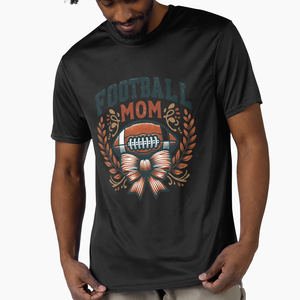Football Mom Flowers T-Shirt - Trendy Graphic Men Women - T-Shirt, Sweatshirt, Hoodie