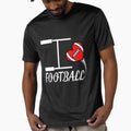 I Love Football Heart American Football T-Shirt - Streetwear Style Unisex - T-Shirt, Sweatshirt, Hoodie
