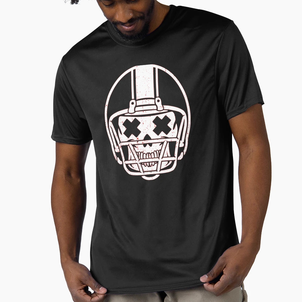 Football Sport Helmt T-Shirt - Graphic Print for Adults - T-Shirt, Sweatshirt, Hoodie