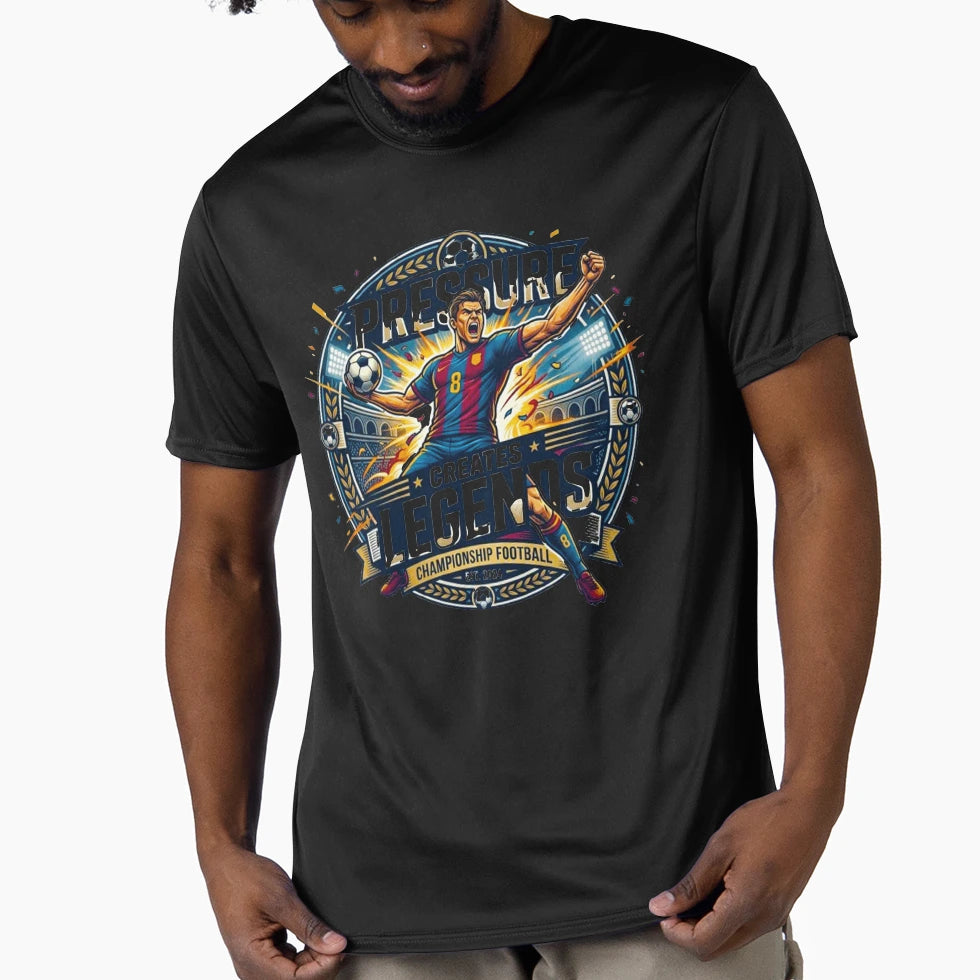 Pressure Creates Legends World Cup T-Shirt - Aesthetic Graphic for Adults - T-Shirt, Sweatshirt, Hoodie