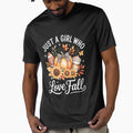Just Who Love Fall Pumpkin Usa T-Shirt - Casual Everyday Wear for Adults - T-Shirt, Sweatshirt, Hoodie