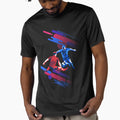 Geometric Soccer Duel Abstract Sports T-Shirt - Streetwear Style for Adults - T-Shirt, Sweatshirt, Hoodie