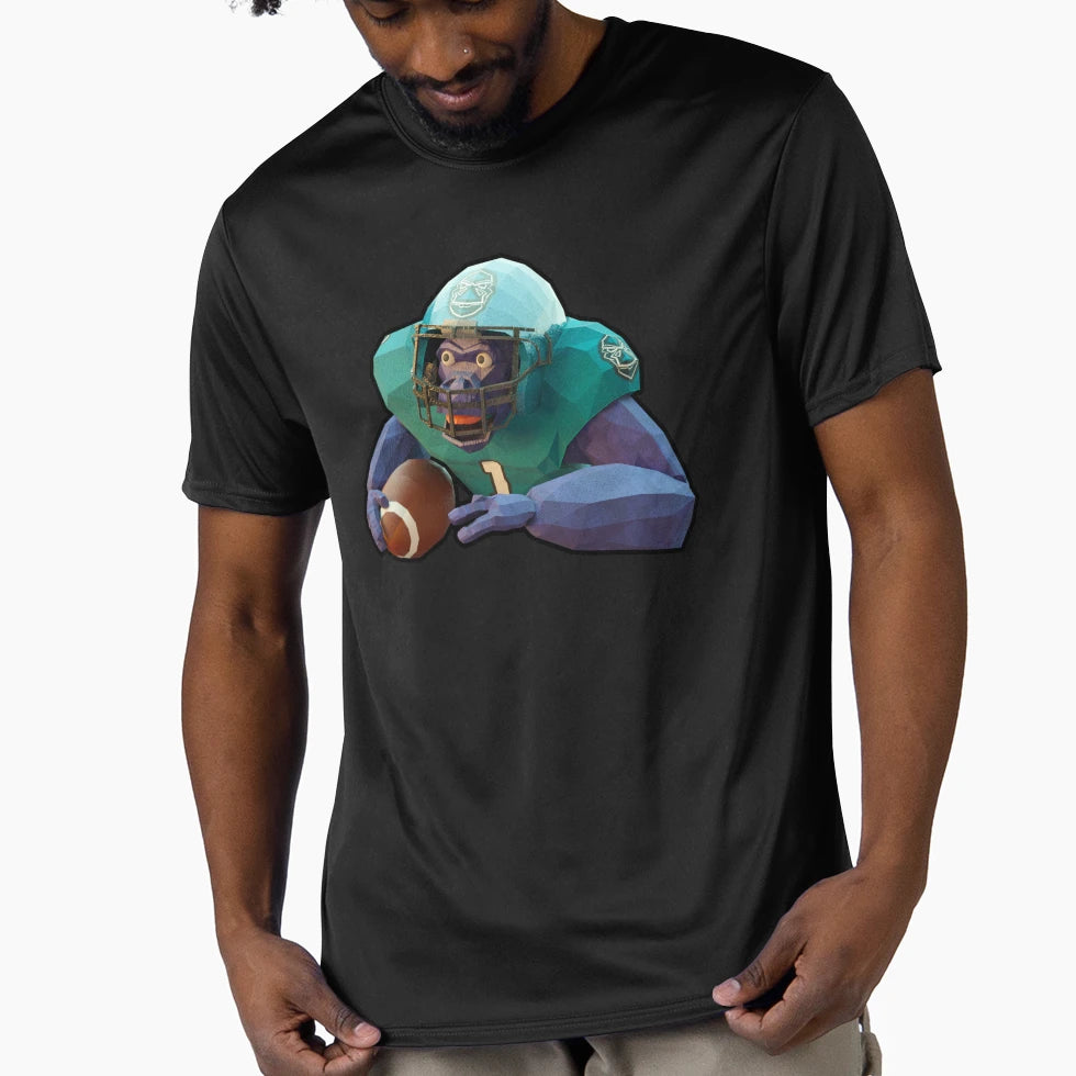 Animal Company Vr Game Football Monkey T-Shirt - Unique Graphic Unisex - T-Shirt, Sweatshirt, Hoodie