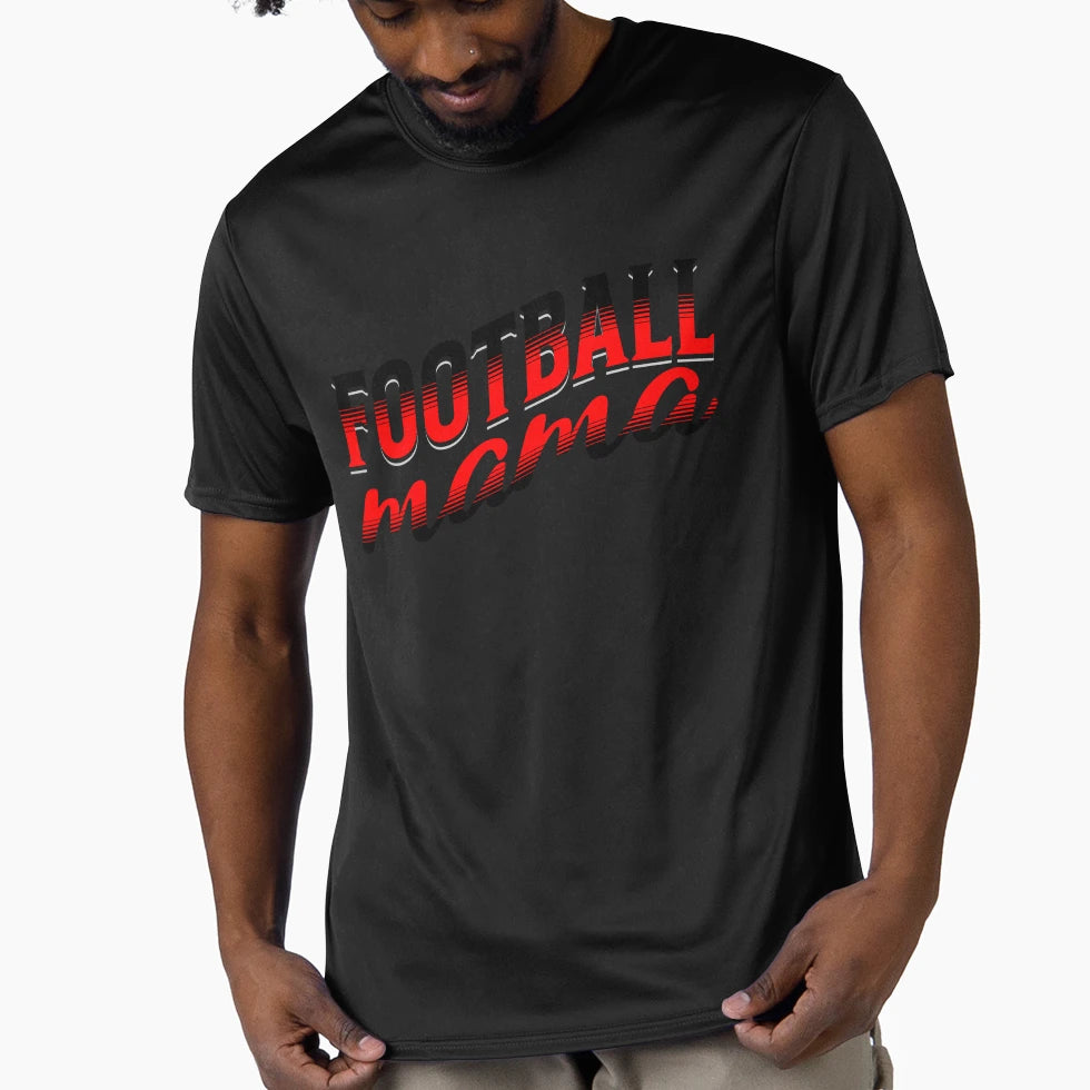 Red Fantasy Football Mom T-Shirt - Fun Novelty Design Unisex - T-Shirt, Sweatshirt, Hoodie