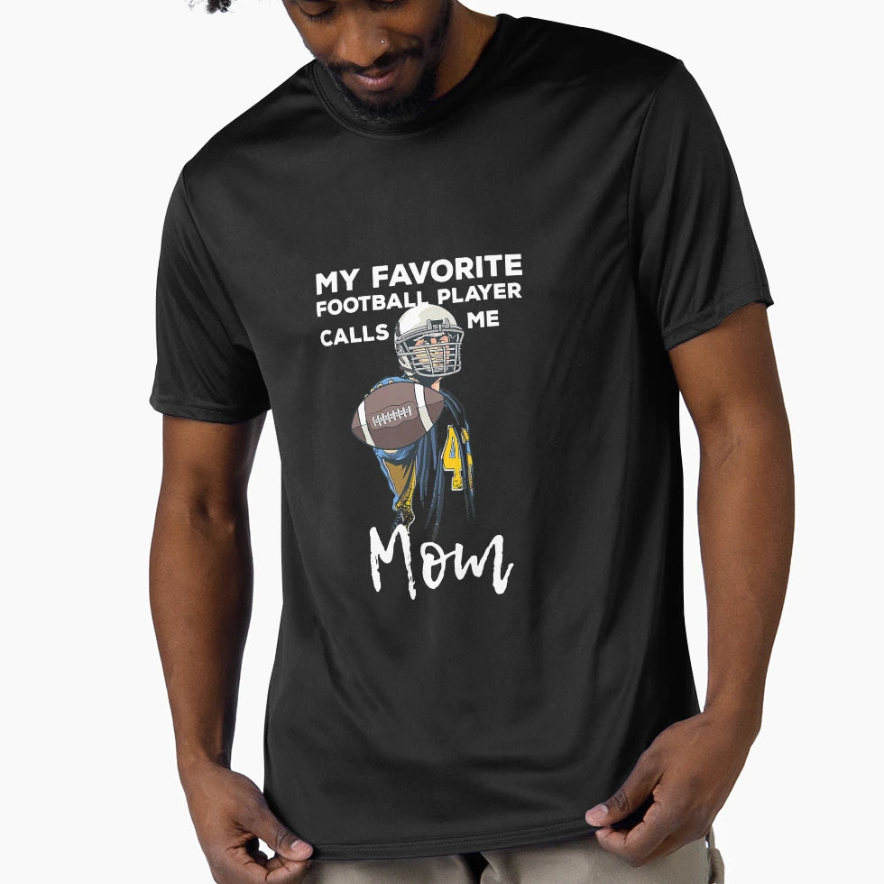 Mothers Day American Football Player T-Shirt - Aesthetic Graphic Men Women - T-Shirt, Sweatshirt, Hoodie