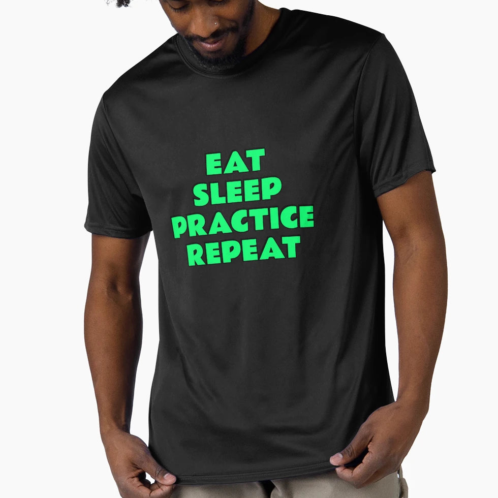 Eat Sleep Practice T-Shirt - Custom Art Print for Adults - T-Shirt, Sweatshirt, Hoodie