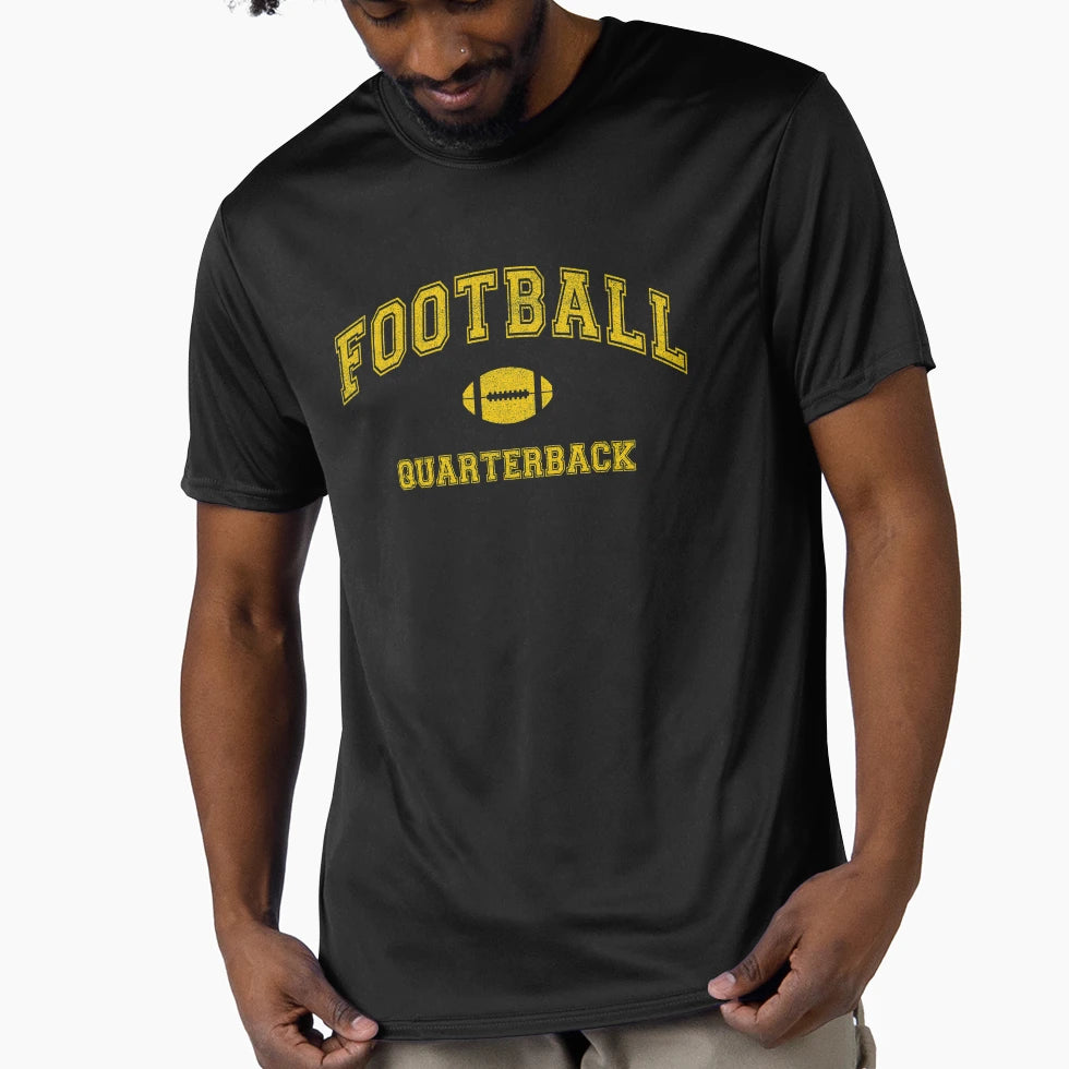 Football Team Quarterback T-Shirt - Aesthetic Graphic for Adults - T-Shirt, Sweatshirt, Hoodie